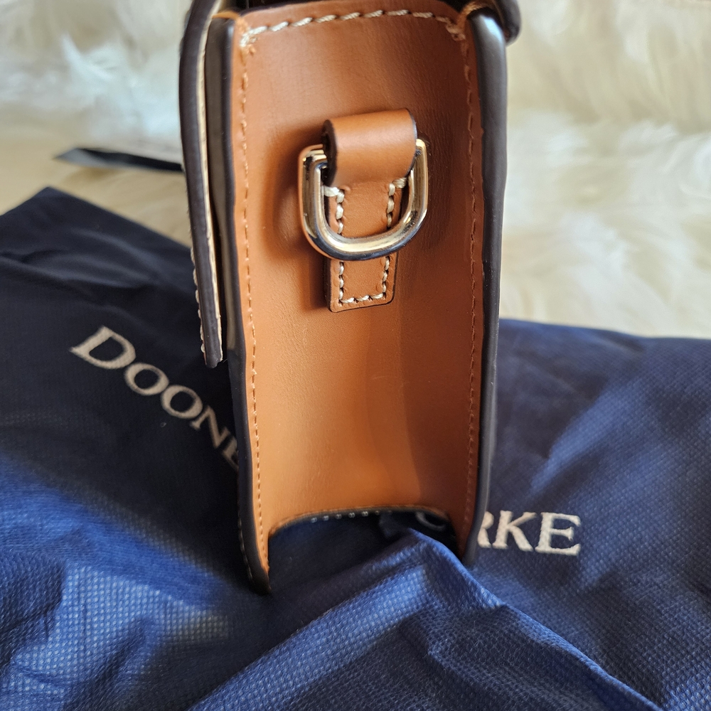 Dooney & Bourke Tan and Brown Crossbody Bag - Picture 9 of 11